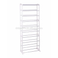 Light Portable Space Saving Shoes Rack With White Color 10Tiers Fastness Plastic Shoes Rack\Taking Easy Shop's Shoes Self